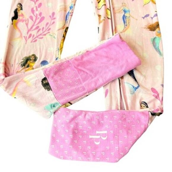 Posh Peanut 3T Disney Little Mermaid Dancing Beneath the Waves Convertible PJ's - Picture 6 of 9